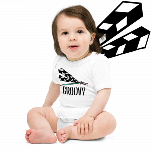 Groovy Carl Baby Onesie
