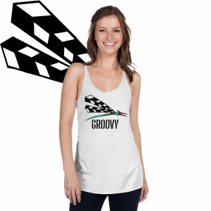 Groovy Carl Women's Racerback Tank