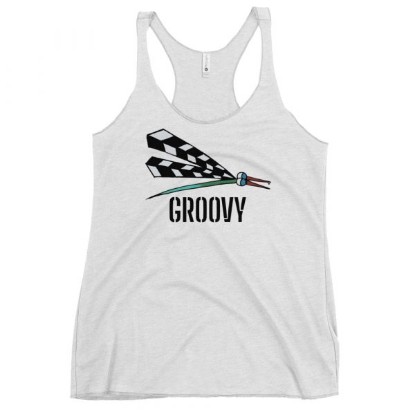 Groovy Carl Women's Racerback Tank - Image 2