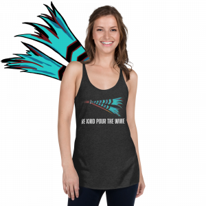 Bedelia's Pouring Kindness Women's Racerback Tank